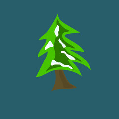 Fototapeta premium abstract christmas tree