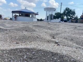 beach hut on the beach