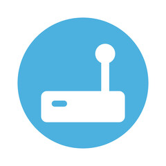 Modem Vector icon which is suitable for commercial work and easily modify or edit it

