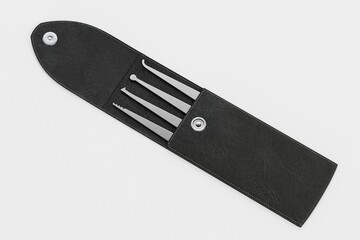 Realistic 3D Render of Lock PIcks