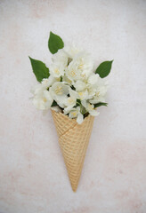 bouquet of white flowers