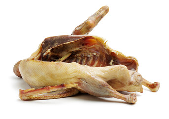 Salted Goose on white background