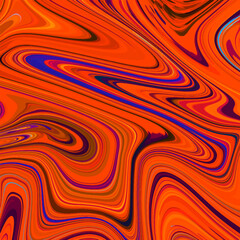 Abstract liquify effect background with colorful patterns