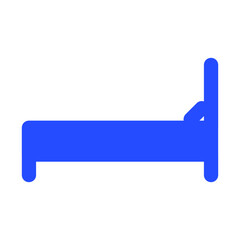 Bed Vector icon which is suitable for commercial work and easily modify or edit it

