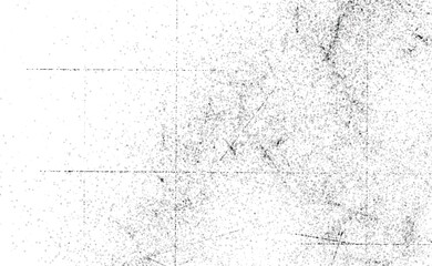 Dark Messy Dust Overlay Distress Background. Easy To Create Abstract Dotted, Scratched, Vintage Effect With Noise And Grain 
