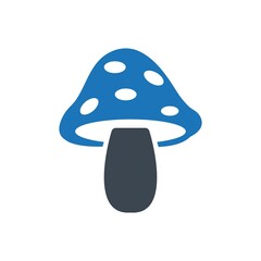 Mushroom icon ( vector illustration )