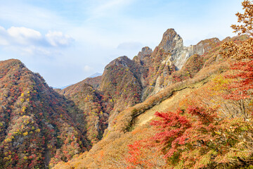 秋の根子岳　熊本県阿蘇市　Mt. Neko in autumn.  Kumamoto-ken Aso city