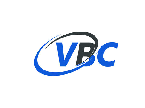 VBC letter creative modern elegant swoosh logo design