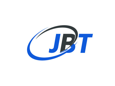 JBT letter creative modern elegant swoosh logo design