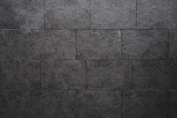 Black ceramic wall tiles