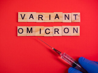 Omicron variant displaces Delta. Emergence of new dangerous strain of coronavirus COVID-19 Omicron....