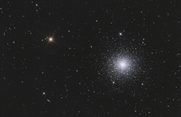 Astrophotography of Messier 3 globular cluster in Canes Venatici constellation