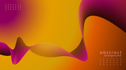 Modern colorful flow poster. Liquid wave shape on multicolor background. Art design for your project. Vector illustration.