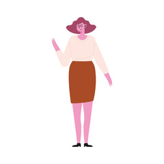 elegant woman standing