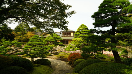 日本庭園の風景