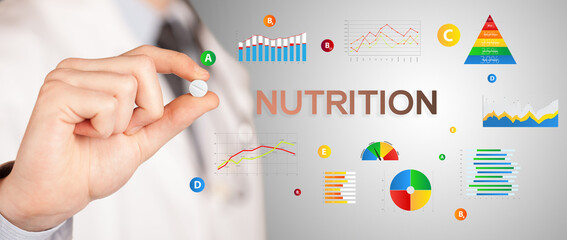 Nutritionist giving you a pill