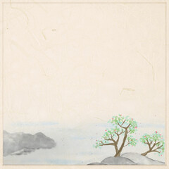 digital painting of nature landscape