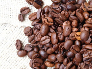 roasted arabica black coffee beans