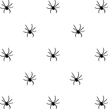 Black widow silhouette vector background poster  illustration