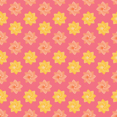Geometric sunshine pattern repeat retro mid century illustrations inspired by Palm Springs summer. Vector illustration. Fun and cute summer surface design.