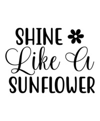 Obraz premium flower svg tshirt design