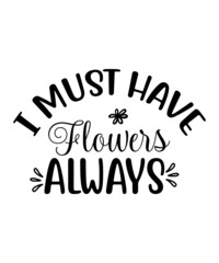 flower svg tshirt design