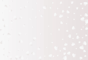 Valentine's day hearts vector isolated on white background.