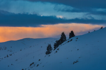 Above the clouds in the Pyrenees