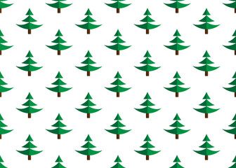Seamless texture with Christmas tree.