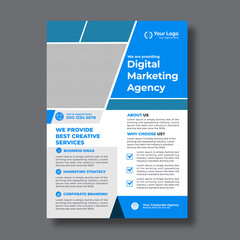 modern business flyer template