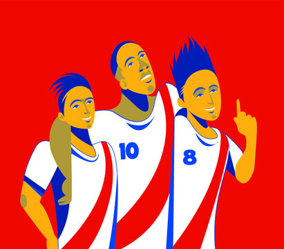 Animaci&oacute;n por un partido de f&uacute;tbol peruano