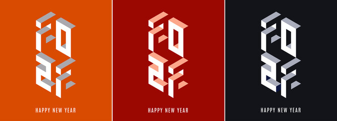 Collection of 2022 happy new year symbol