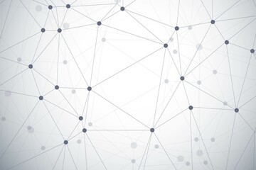 Modern polygon technology background