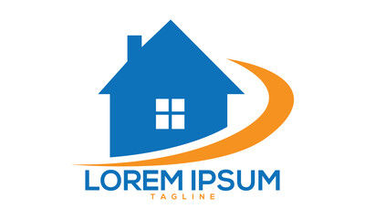 Unique real estate home logo Modern and minimalist vector and abstract logo