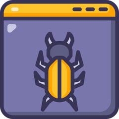 virus line icon