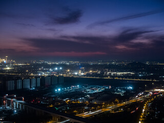 Fototapeta na wymiar hangzhou city skyline