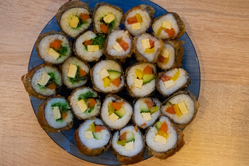vegan sushi rolls 