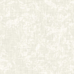 Greige plain seamless linen wash texture. Neutral tone minimal fabric effect background. Natural woven cloth for beach wedding. Coastal cottage style design material. High quality raster jpg swatch.