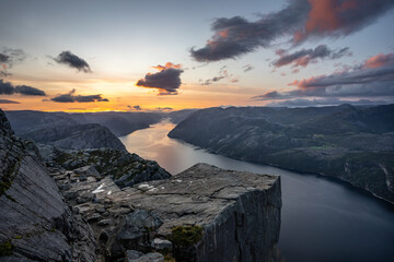 sunrise over the mountains