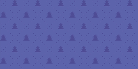 Modest laconic Christmas pattern in periwinkle blue