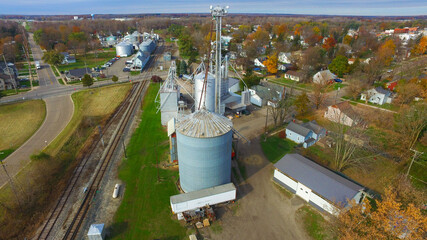 Michigan Silos and Fall Colors