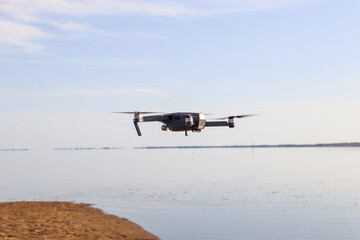 Fototapeta na wymiar Drone at the Beach