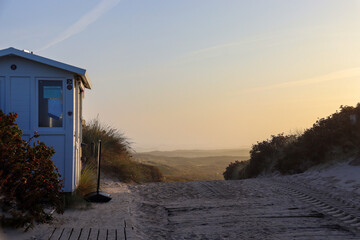 Dunes of Germany in the morning sun