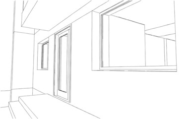 white room with window