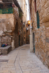 Street in the old city of Akko