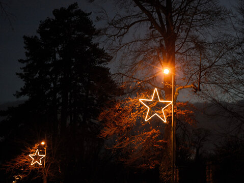 cross in the night