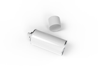 Top view Open Spray Can Mockup