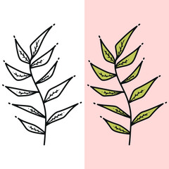 flat leaf icon, editable vector file for all of your graphic needs.
