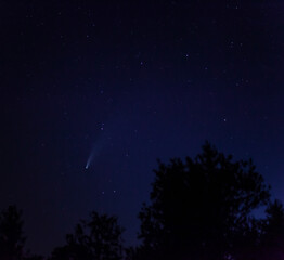 Fototapeta na wymiar cometa