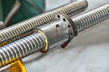 Trapezoidal Reciprocating Screw with Bronze Nut for Cutting Machine.